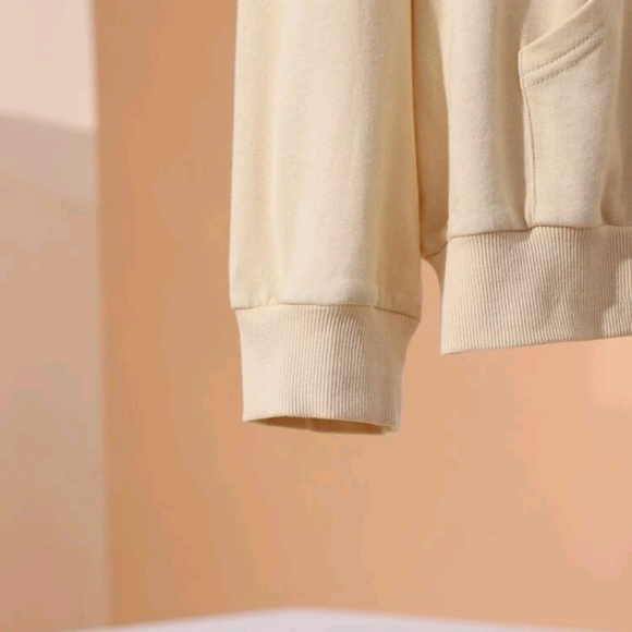 Cetriya Cat Print Pouch Pocket Drawstring Hoodie - Picture 5 of 6